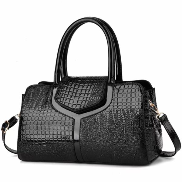 New Leather Women Messenger Bags Crocodile Female Crossbody Shoulder Hand bags For Women, Quality Ladies Handbags