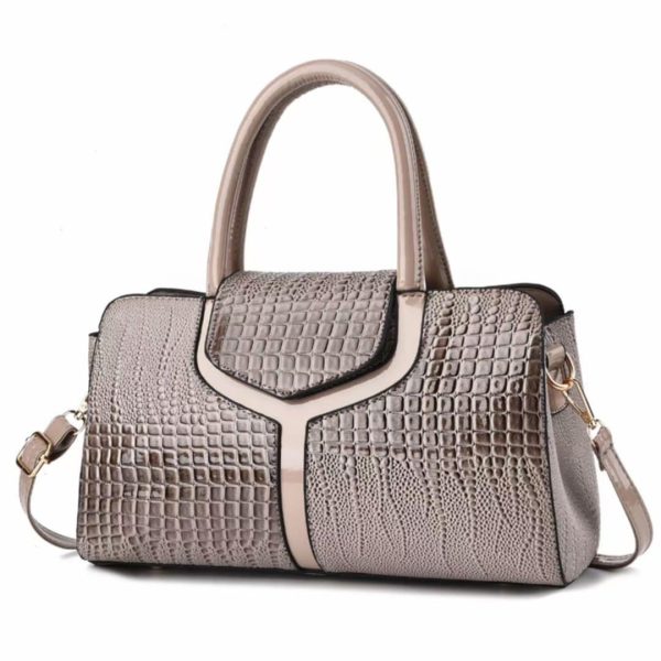 New Leather Women Messenger Bags Crocodile Female Crossbody Shoulder Hand bags For Women, Quality Ladies Handbags - Image 3