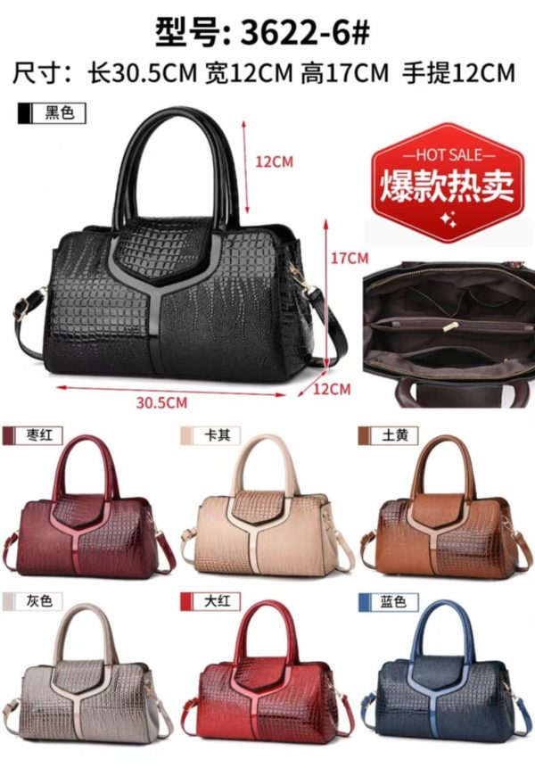 New Leather Women Messenger Bags Crocodile Female Crossbody Shoulder Hand bags For Women, Quality Ladies Handbags - Image 7