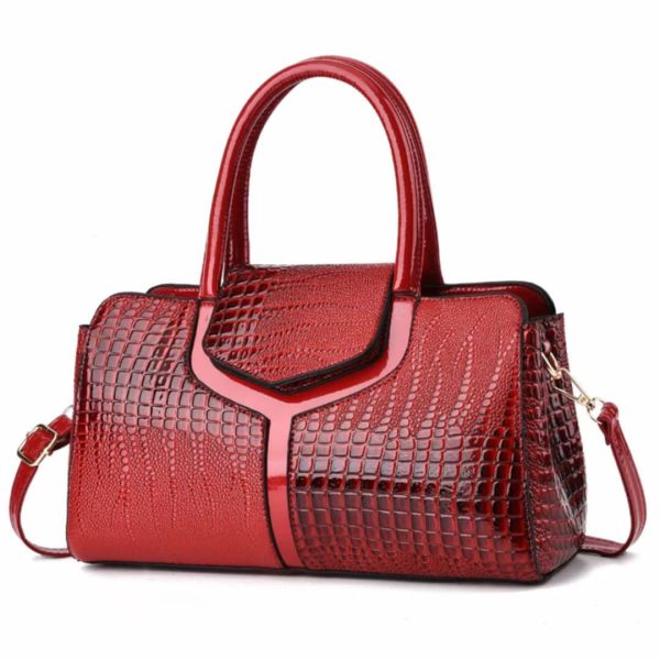 New Leather Women Messenger Bags Crocodile Female Crossbody Shoulder Hand bags For Women, Quality Ladies Handbags - Image 6