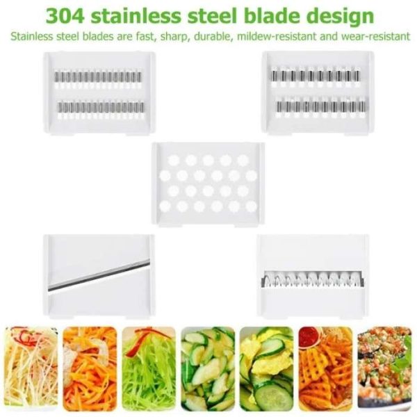 5 In 1 Multifunctional Vegetable Cutter - Image 4