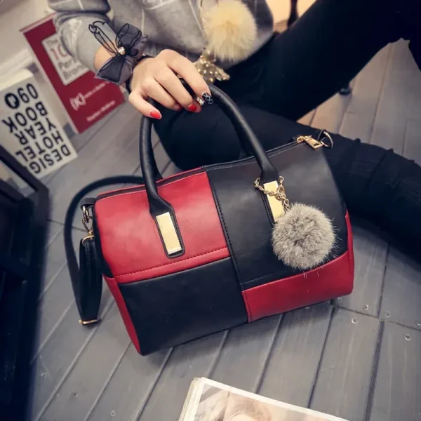 Shoulder Bag with short handle - Image 3
